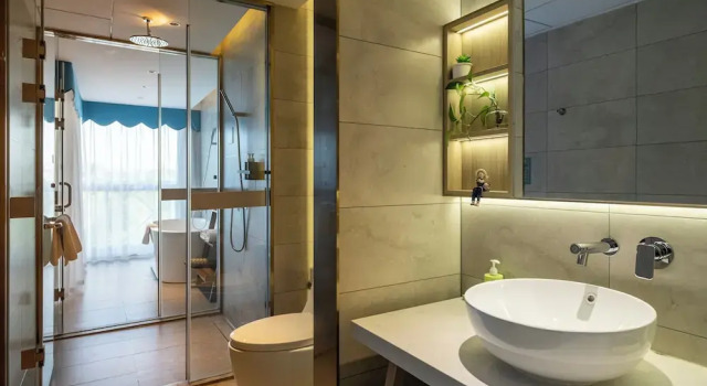 Семейный номер Standard с балконом и с видом на реку Guilin O-LIVE Social Hotel