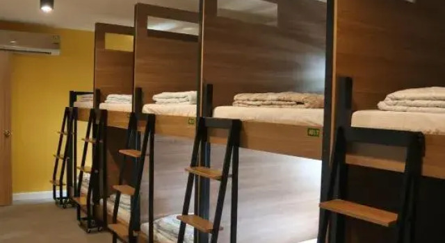 Кровать в общем номере (женский номер) Bed@Town Hostel