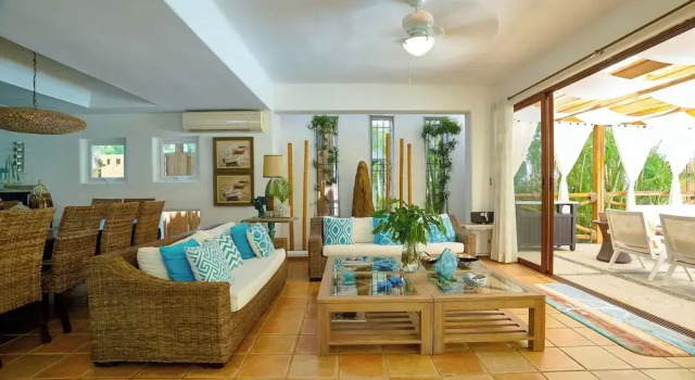 Beach Villa in El Portillo Sleeps 12, Rezerwuj Willa Las Terrenas Samana