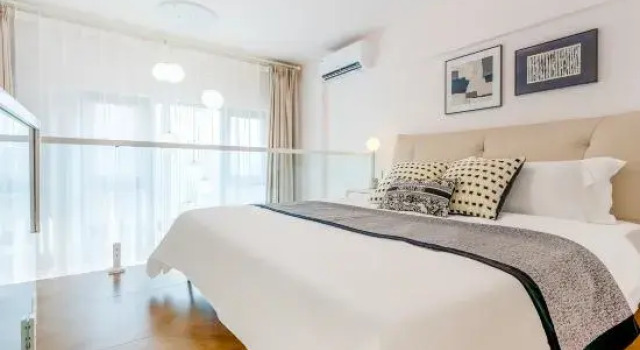 Двухместный люкс с видом на реку Chongqing 7 Island  Homestay (Nanbin Road Changjiahui Branch)