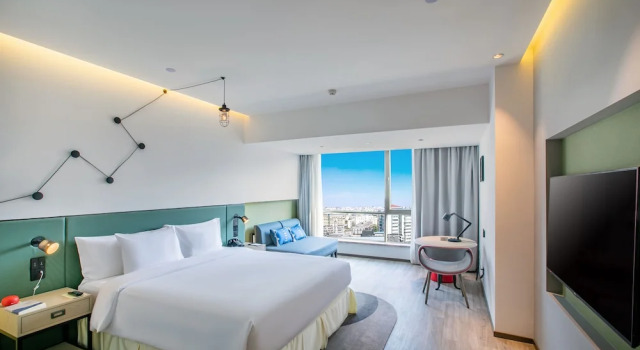 Семейный номер Deluxe Jinmao Hotel Xi'an Downtown