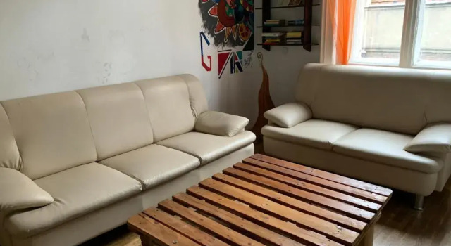 Кровать в общем номере Black Dog Hostel