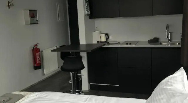 Студия с балконом и с видом на город Svala Apartments by Heimaleiga