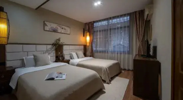 Люкс Yu Jiangyue · Natural Aesthetics Designer's View of Tuojiang River Scenery - Holiday Villa