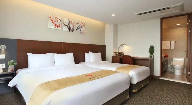 Трёхместный номер Deluxe Hotel Skypark Kingstown Dongdaemun