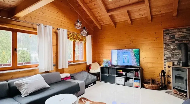 Beautiful Log Cabin Near Wildkogel Arena, Rezerwuj Hotel Hotele w Salzburg z parkingiem, Parking