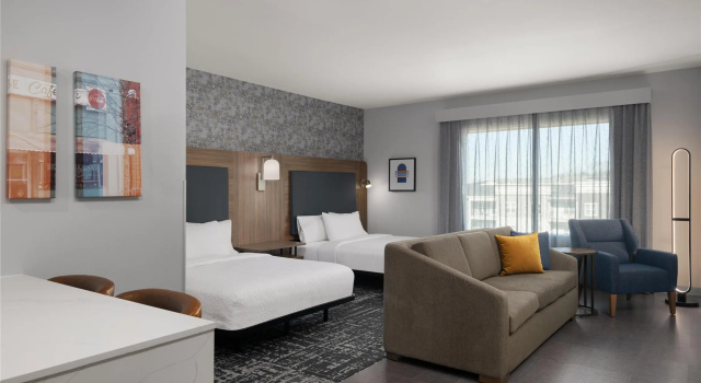 Двухместная Studio Suite Accessible Homewood Suites By Hilton Covington, Ga
