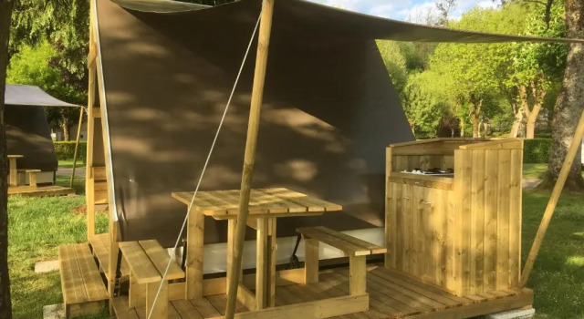 Тент camping des ribieres