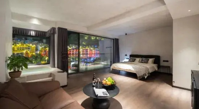 Люкс Luxury Zhenyuan · Not Late Romantic Panoramic Private Soup Designer Vacation Homestay