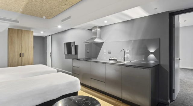 Семейные апартаменты c 1 комнатой Hobart City Apartments