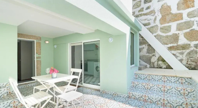 Студия Цокольный этаж Antero Quental Residence