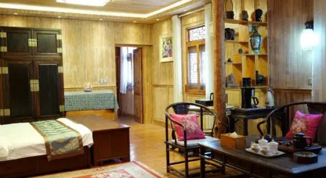 Люкс Deluxe Wuyuan Tsinghua Park Garden Homestay