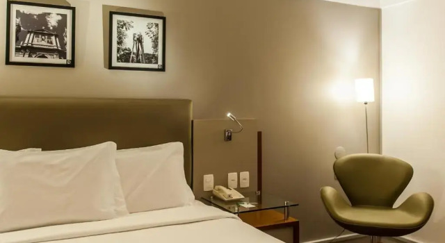 Двухместный номер Deluxe Slaviero Hotel Porto Alegre Moinhos