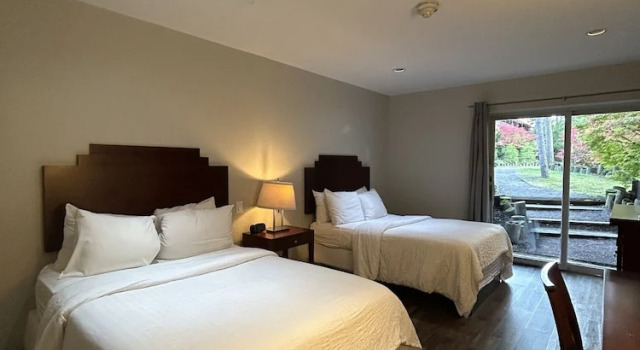 Четырёхместный номер Standard с видом на внутренний двор The Woodlands Inn