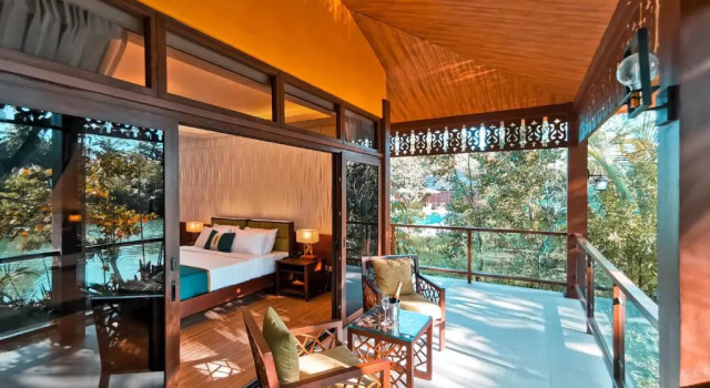 Habitación doble De lujo con vista al río Loboc River Resort