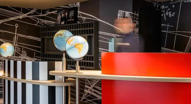 Кровать в общем номере ibis Styles Paris Velizy