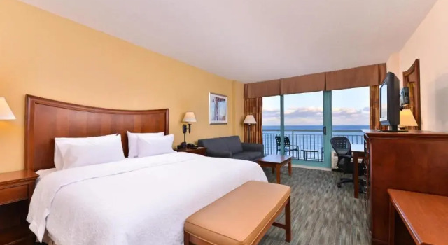 Двухместный номер oceanfront Hampton Inn Virginia Beach-Oceanfront South