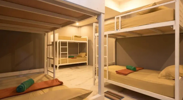Кровать в общем номере 2 Rocks Boutique Hostel