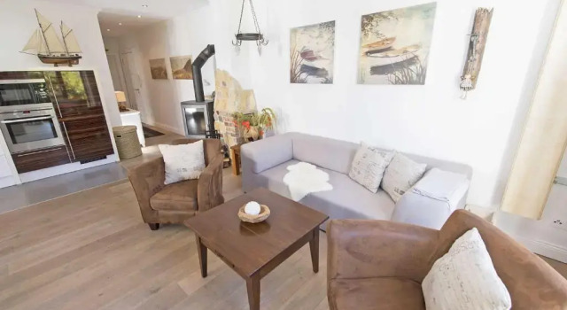 Апартаменты Villa Paula in Sellin - WG01 "Findling" strandnah mit Kamin, Terrasse, Balkon