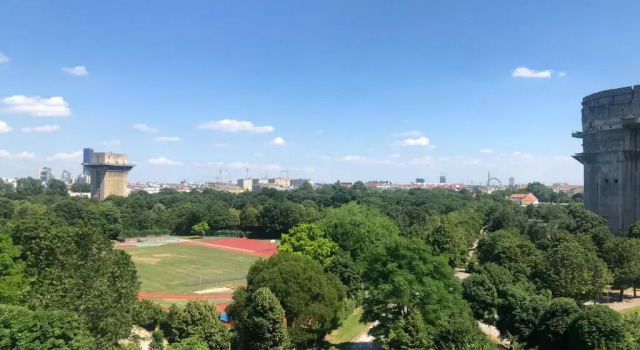 Апартаменты Augartenblick Penthauscombo 14/15/16 - Blick zum Riesenrad