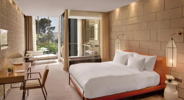 Bahçe manzaralı Lüks çift kişilik oda Hotel Sahrai