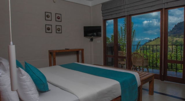 Deluxe dublă cameră cu balcon și cu vedere la munte Serenite Ella