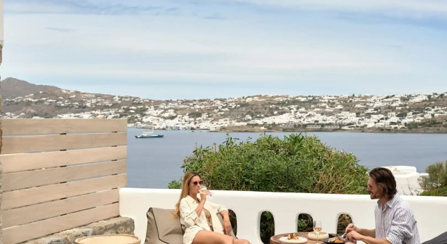 Люкс с видом на море Mykonos No5