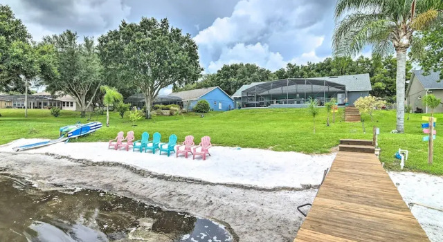 Коттедж Florida Family Home w/ Dock on Saw Mill Lake!