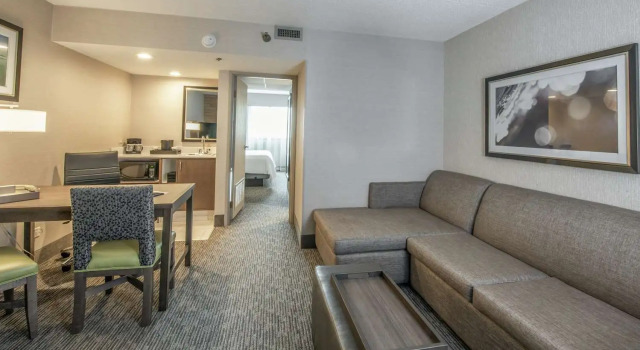 Двухместный люкс с 2 комнатами Embassy Suites by Hilton Chicago Schaumburg Woodfield