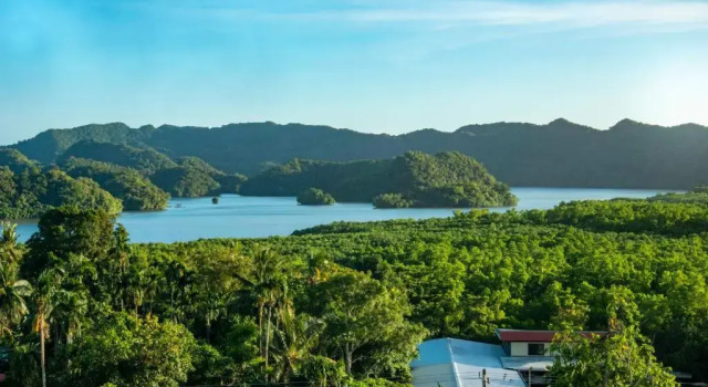 Deluxe værelse med havudsigt Palau Central Hotel