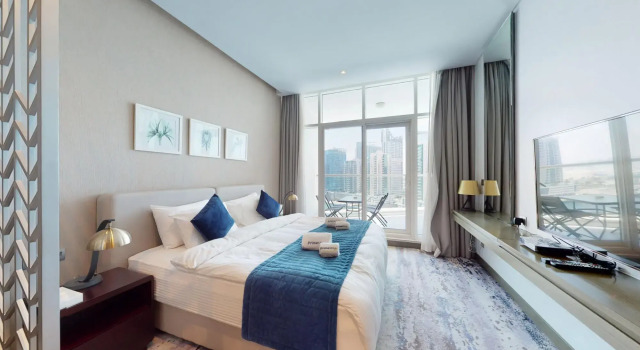 Business Bay - Damac Maison Prive Tower B 907, Забронировать Отель Дубай Эмират Дубай, рядом с Al Wajeha Al Maeyah Marine Transport Station