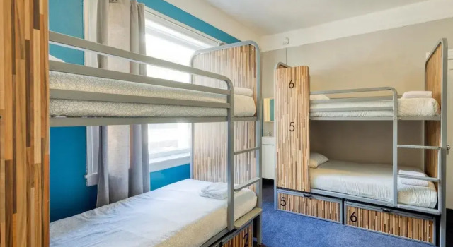 HI San Francisco Downtown Hostel, Забронировать Хостел Хостелы Сан-Франциско, рядом с Американская консерватория-театр, Хостел