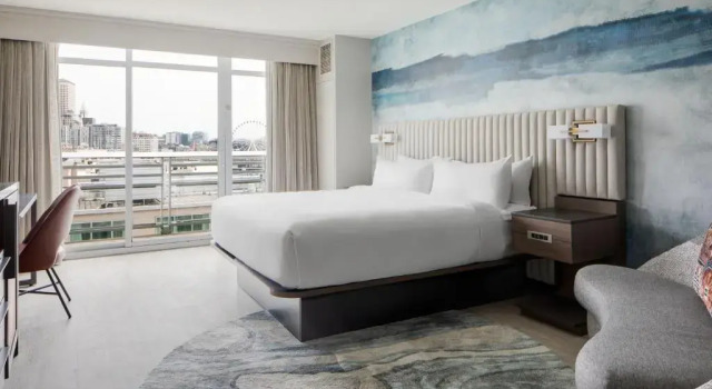 Номер Standard с частичным видом Seattle Marriott Waterfront