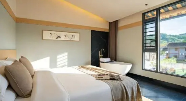 Семейный люкс Deluxe с видом на внутренний двор Jian Su · Xi Jian Tang Homestay