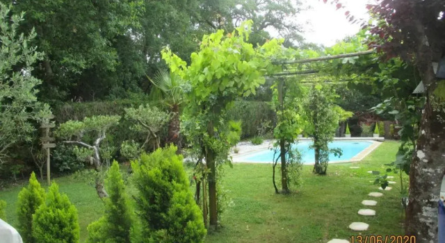 Коттедж Landaise le lagunak avec piscine chauffée à 900 M de la plage