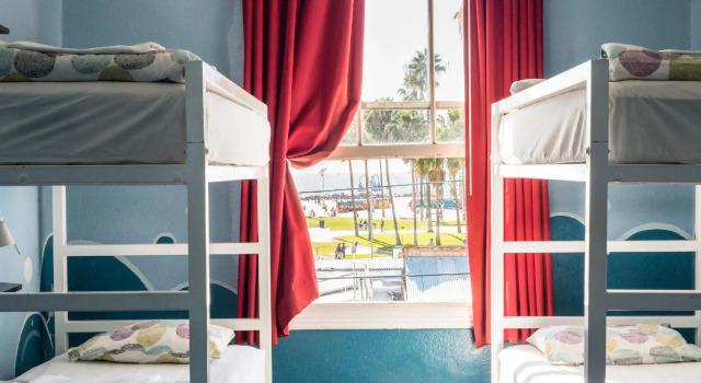 Кровать в общем номере (женский номер) Samesun Venice Beach Hotel & Hostel