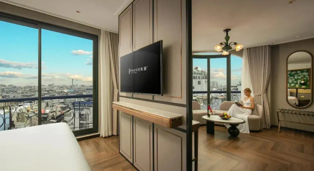 Двухместный люкс Deluxe Proverb Hotel Hanoi