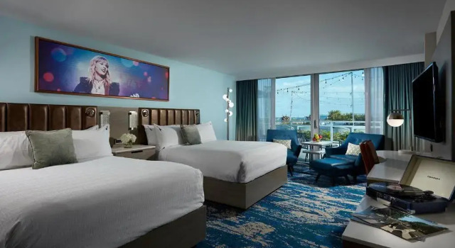 Двухместный номер Standard с балконом Hard Rock Hotel Daytona Beach