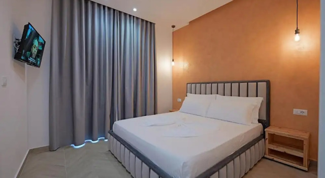 Двухместный номер Deluxe с балконом и с видом на море Villa Juna Beach