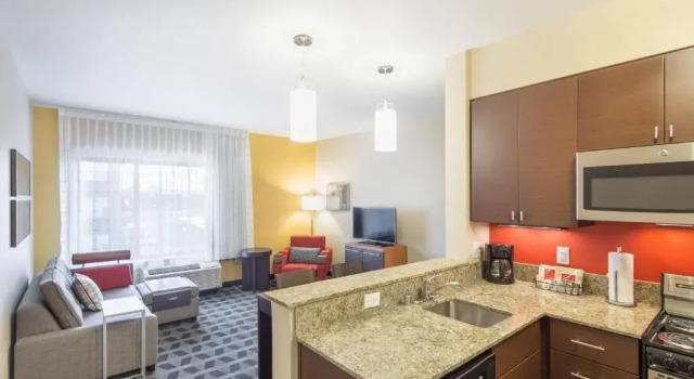 Люкс с 2 комнатами TownePlace Suites by Marriott Portland Vancouver