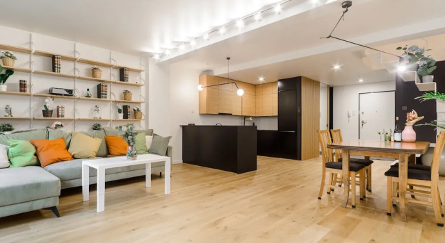 Апартаменты Luxury с балконом Lumina cozy 2-level apart with terrace