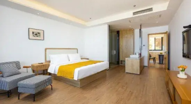 Люкс Executive с 2 комнатами с видом на озеро Muxin Hotel
