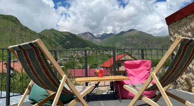 Двухместный номер Standard с видом на горы Four Season In Kazbegi