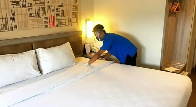 Deluxe dobbelt værelse med udsigt over poolen Grand Cordela Hotel Bandung