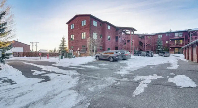 Patio & Mountain Views: Central Grand Lake Condo!