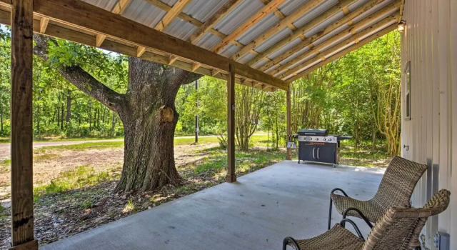 Secluded Home w/ Gas Grill, 3 Mi to Boating!, Брондау Қонақ үй Yantis АҚШ