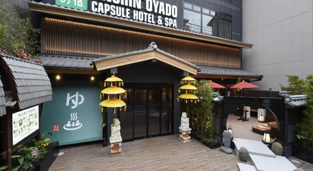 Мужская капсула Capsule Hotel Anshin Oyado Premier Resort Kyoto Shijo Karasuma