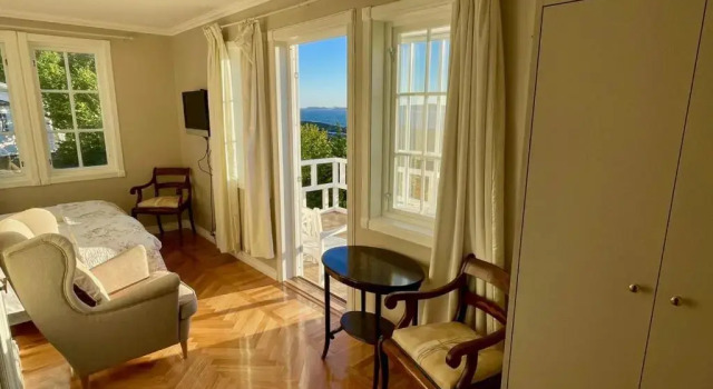 Standard Doppel Zimmer mit Meerblick Langesund Bad