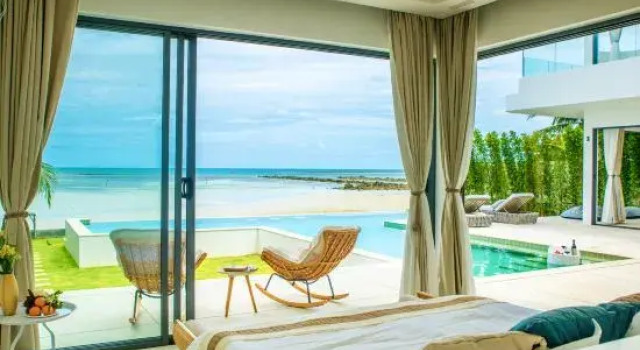 Номер Deluxe 5House:A luxury beachfront villa on Samui