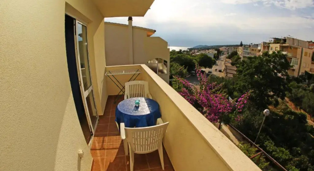 Апартаменты с 2 комнатами с балконом и с видом на море Apartments and Rooms Zvjezdana